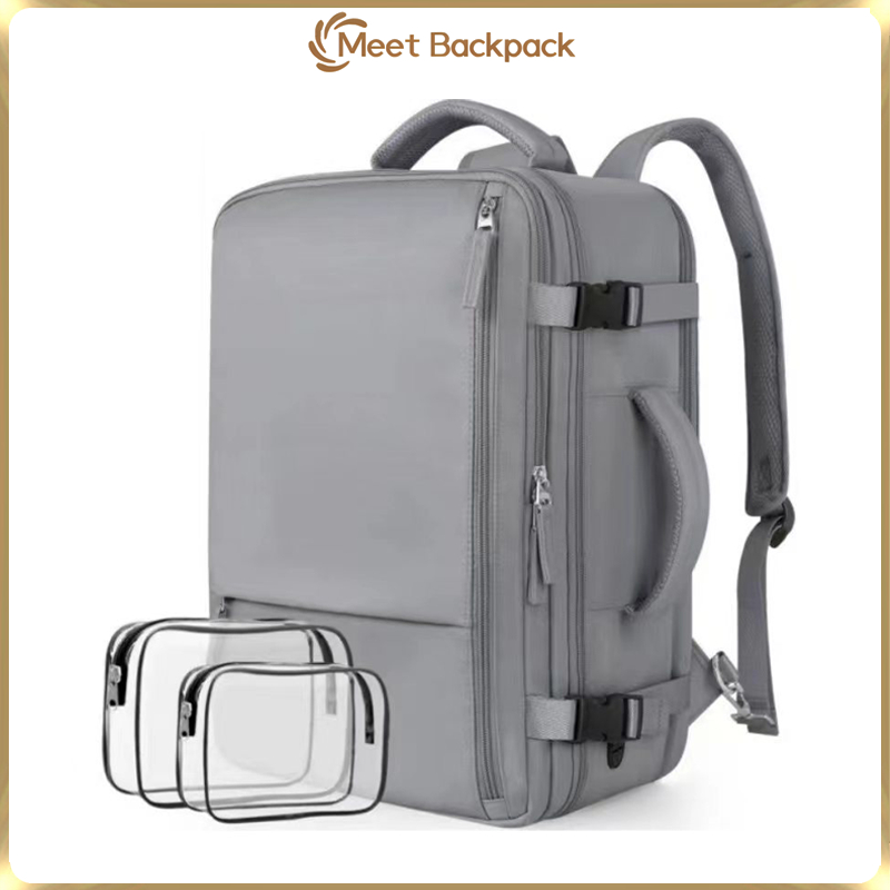 กระเป๋าเป้สะพายหลังสําหรับผู้หญิง กระเป๋าเดินทางกันน้ํามัลติฟังก์ชั่นความจุขนาดใหญ่