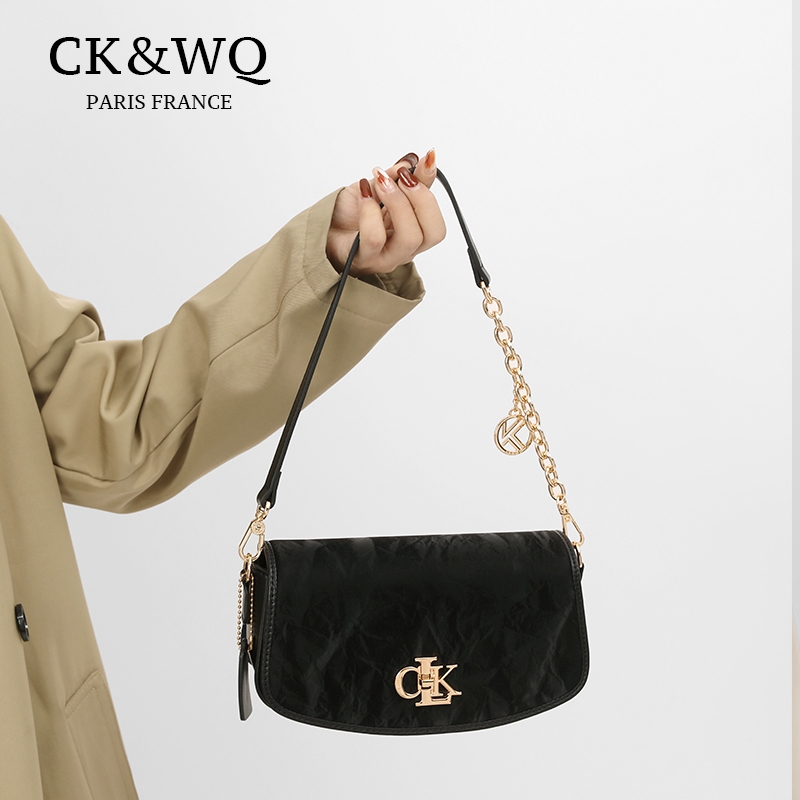 CK&WQ กระเป๋าสะพายไหล่และกระเป๋าสะพายข้างรุ่นลิมิเต็ดสงกรานต์ สไตล์คลาสสิกหรูหรามินิมอลล่าสุด