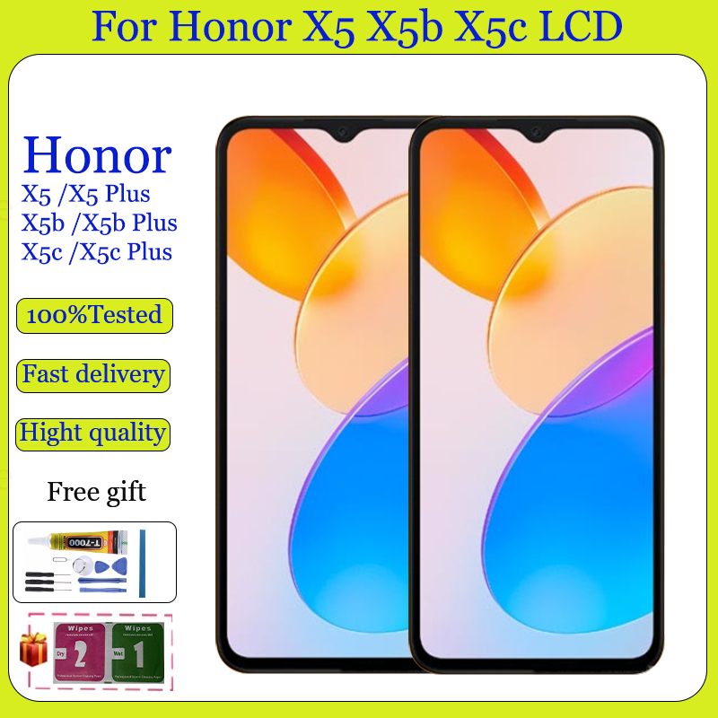 Original สําหรับ Honor X5 X5 Plus X5b X5b Plus X5c X5c Plus จอแสดงผล LCD หน้าจอสัมผัสเปลี่ยน