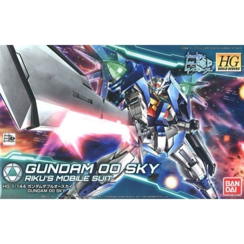 BANDAI HG 1/144 Mobile Suit Gundam HGBD 014 GUNDAM 00 SKY
