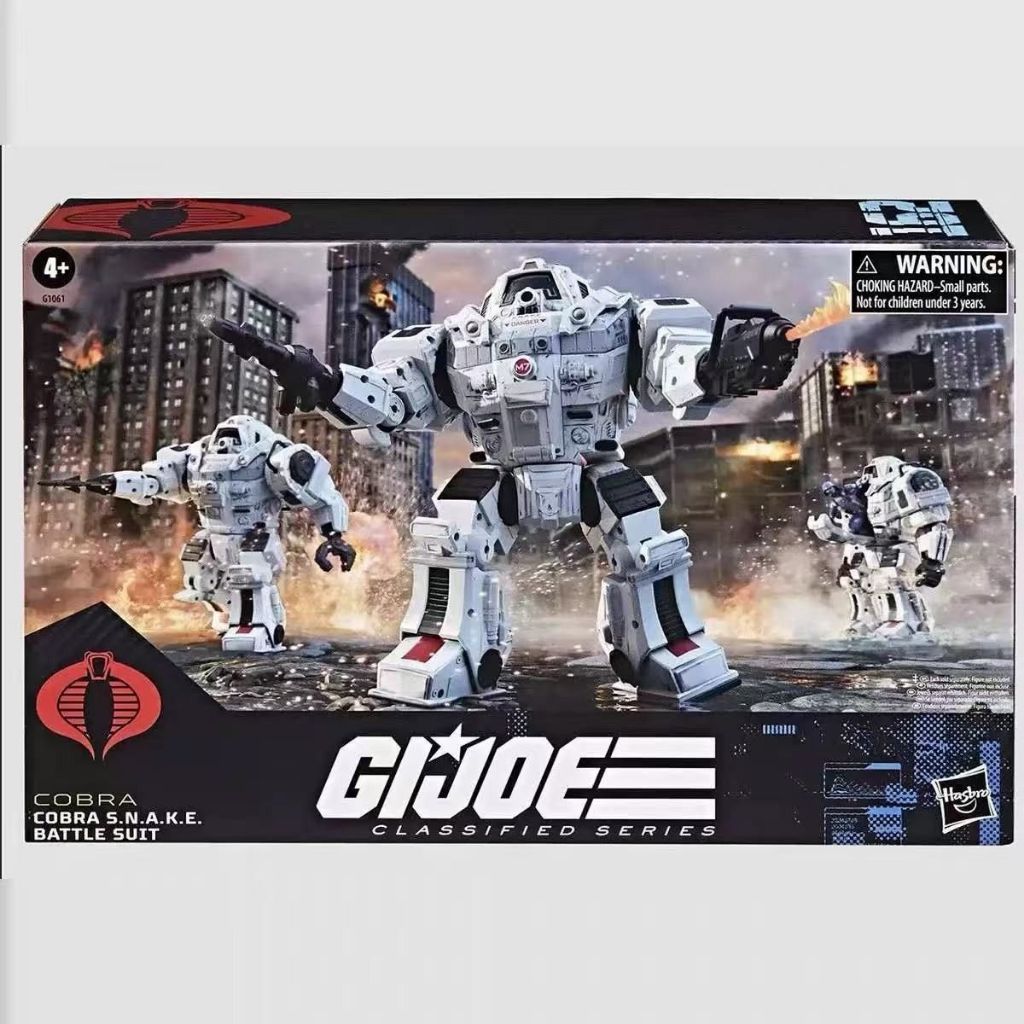 Hasbro GI Joe Classified Series 162 Cobra Battle Mech, 164 Beachhead & Quick Kick, 165 V4 Snake Eyes
