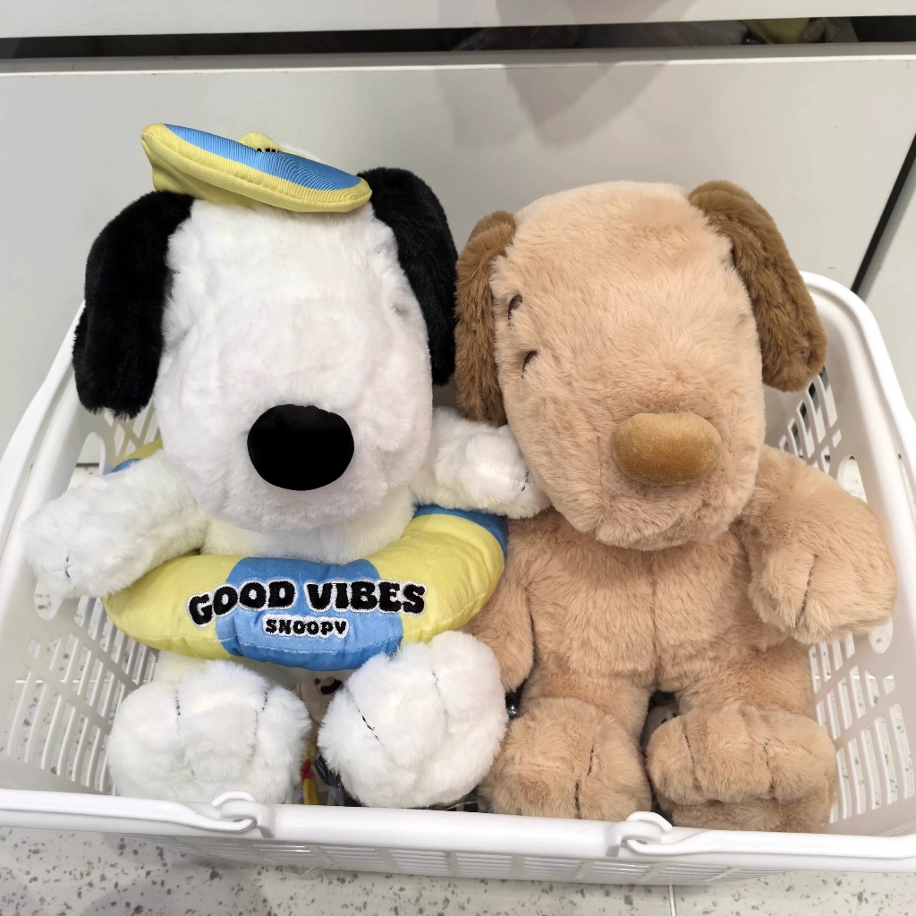 MINISO Snoopy รอบไดอารี่ทะเลนั่งตุ๊กตาผ้ากํามะหยี่ – โปรปัง