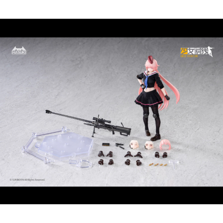 HASUKI 1/12 Girls Frontline Action Figure (Danny Cat Jumping)