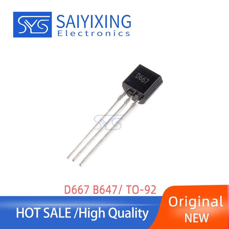 10PCS Original D667 B647 หลอดพลังงานต่ํา 2SD667 2SB647