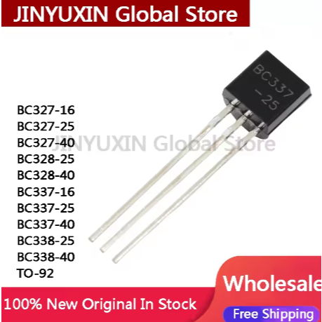 50PCS BC327-16 BC327-25 BC327-40 BC328-25 BC328-40 BC337-16 BC337-25 BC337-40 BC338-25 BC338-40 TO-9