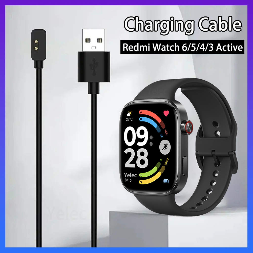 สายชาร์จสําหรับ Redmi Watch 6/5/5 Active/5 Lite, Redmi Watch 4/3 Active 60 ซม. สายชาร์จ