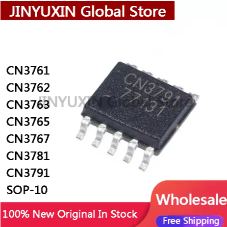 5PCS CN3761 CN3762 CN3763 CN3765 CN3767 CN3781 CN3791 SOP-10 SSOP-10 IC ในสต็อกขายส่ง