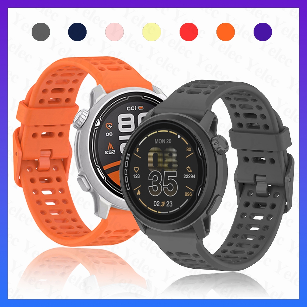 สายรัดซิลิโคนสําหรับนาฬิกา COROS, PACE Pro/PACE 4/3/2/APEX 4 42 มม./APEX 2 Pro 46 มม./APEX 2 42 มม./APEX Pro/APEX 46 มม.42 มม.