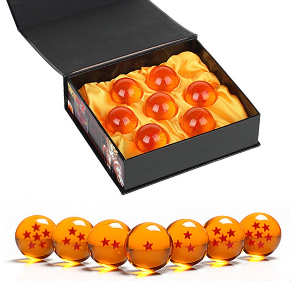คุณภาพสูง 3.5/4.3 ซม.Dragon Ball Z คริสตัลบอล 7 Dragon Ball ทรงกลม 3D รูปแบบดาวสะสม DIY อุปกรณ์เสริม