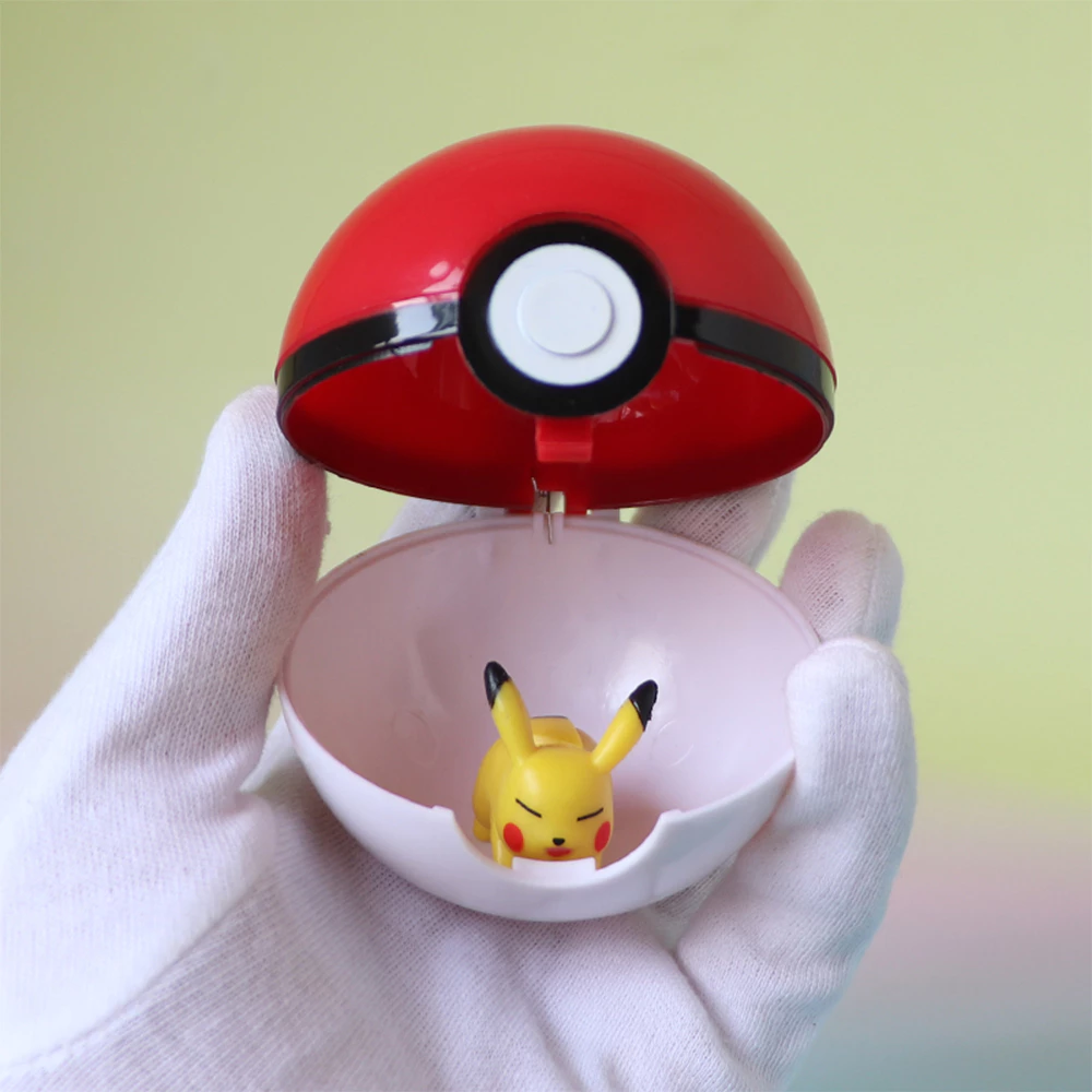 Pokemon Pokeball ลูกบอลโปเกมอน Pikachu Poke Ball Game ของเล่นสะสม สําหรับเด็ก thumbnail 9