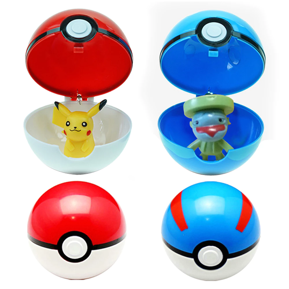 Pokemon Pokeball ลูกบอลโปเกมอน Pikachu Poke Ball Game ของเล่นสะสม สําหรับเด็ก thumbnail 5