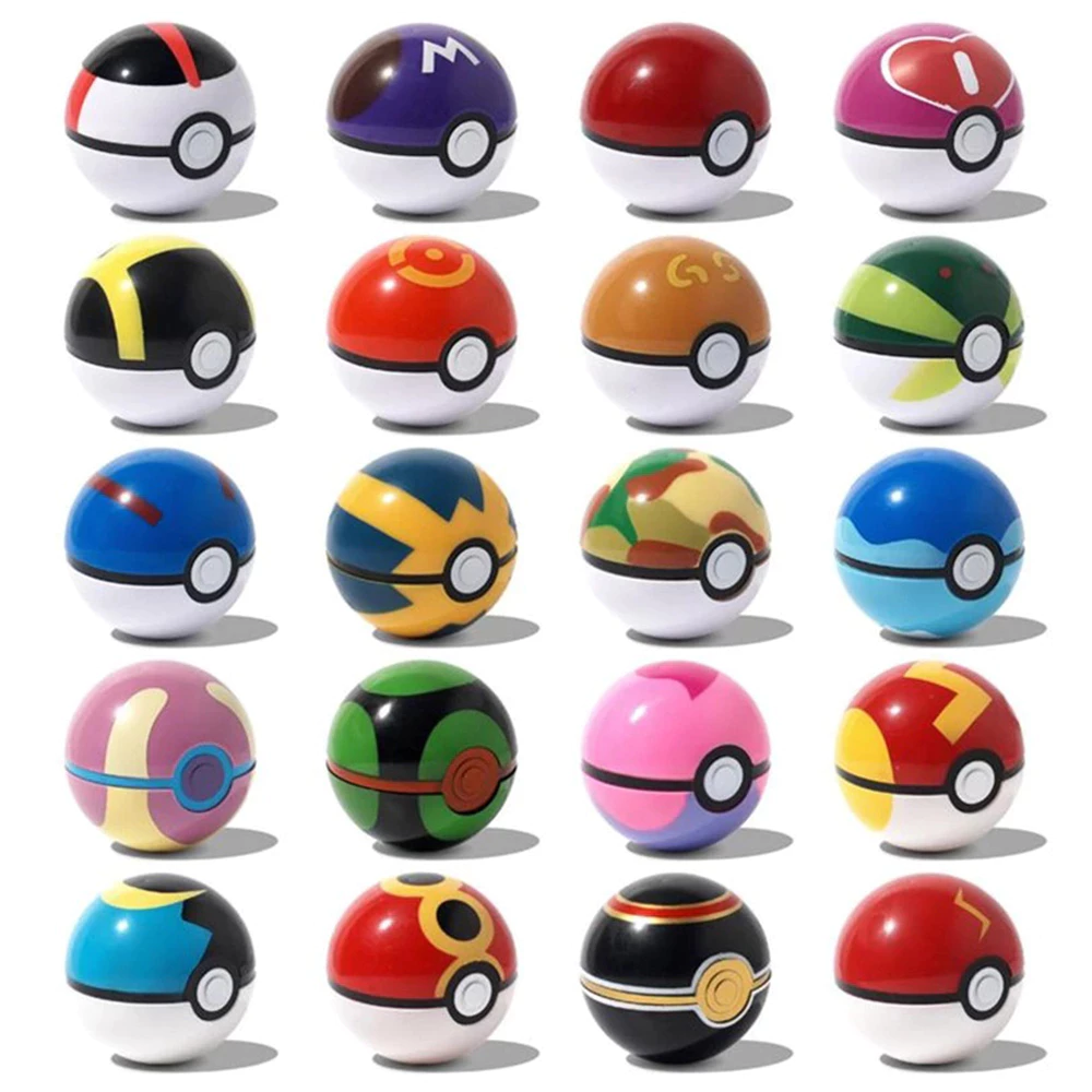 Pokemon Pokeball ลูกบอลโปเกมอน Pikachu Poke Ball Game ของเล่นสะสม สําหรับเด็ก thumbnail 3