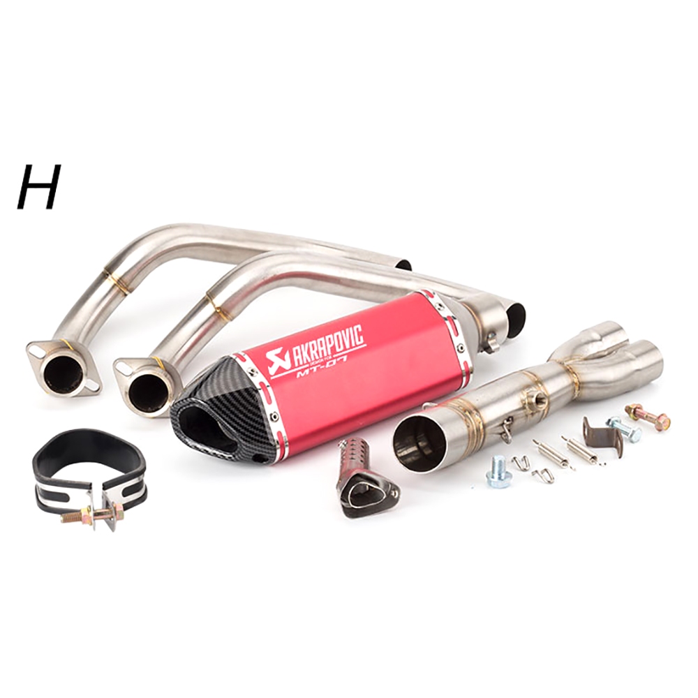 Yoshimura R11 รถจักรยานยนต์ท่อไอเสียเต็มท่อแบบสวมสําหรับ Yamaha MT07 FZ07 2014-2021