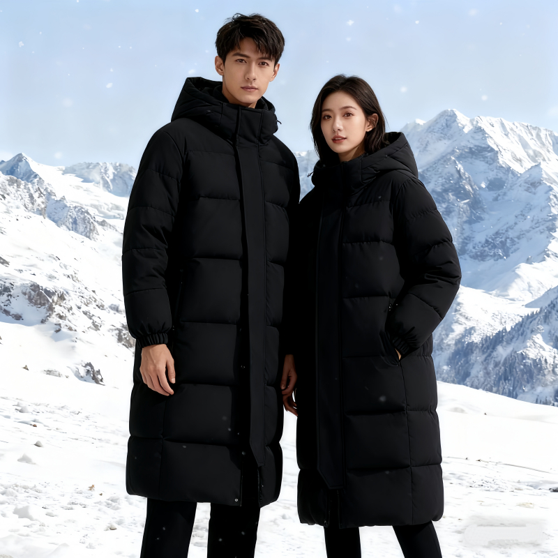 แจ็คเก็ตแขนยาวสำหรับผู้ชายและผู้หญิง ไซส์ S-4XL หนา อุ่น รูปที่ 3