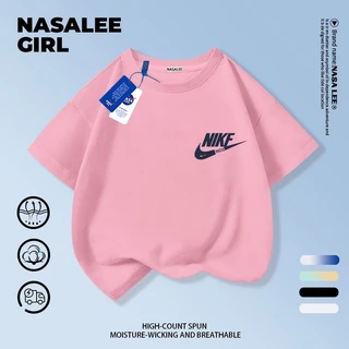 【จัดส่งทันที】เสื้อยืดเด็ก NASA ผ้าฝ้ายระบายอากาศดี ทรงเท่ ใส่ได้ทุกสไตล์ สําหรับเด็กอายุ 3-16 ปี