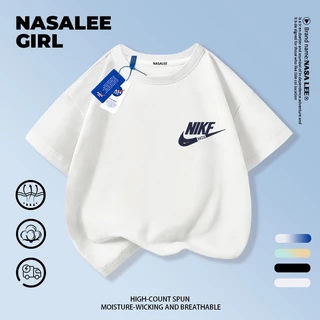 【จัดส่งทันที】เสื้อยืดเด็ก NASA ผ้าฝ้ายระบายอากาศดี ทรงเท่ ใส่ได้ทุกสไตล์ สําหรับเด็กอายุ 3-16 ปี