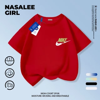 【จัดส่งทันที】เสื้อยืดเด็ก NASA ผ้าฝ้ายระบายอากาศดี ทรงเท่ ใส่ได้ทุกสไตล์ สําหรับเด็กอายุ 3-16 ปี