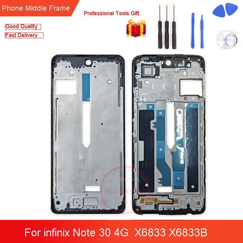 6.78 นิ้ว ใหม่สําหรับ infinix Note 30 4G X6833 X6833B กรอบกลาง