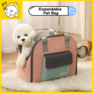 กระเป๋าสัตว์เลี้ยงกระเป๋าเป้สะพายหลังกระเป๋าขยายได้รับได้ พั…