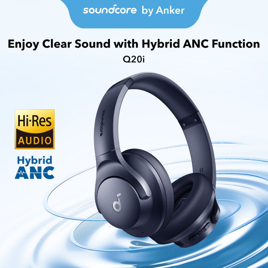 Soundcore Q20i หูฟังไร้สายหูฟังหูฟังหูฟังบลูทูธหูฟังไร้สายหูฟัง VCGT