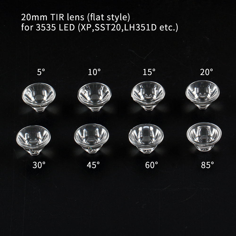 Convoy S2+ S15 T4 20MM TIR เลนส์สําหรับ 3535 LED