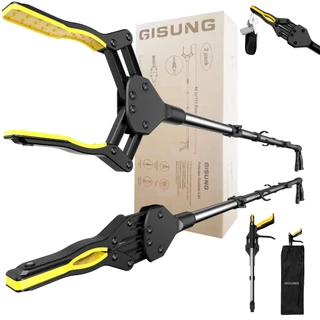 Gisung อุปกรณ์เก็บขยะแบบพับได้ Outdoor Grabber Stick Picking Tool Waste Gripper Grabber Reacher