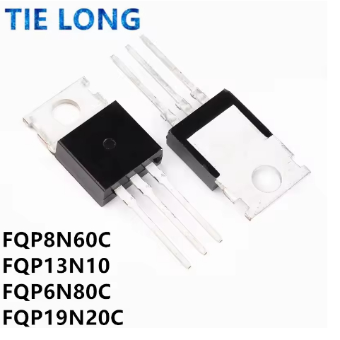 1-5PCS FQP13N10 TO-220 FQP13N10L FQP17N40 FQP8N60C 8N60C FQP6N80C 6N80C FQP19N20C 19N20C ทรานซิสเตอร