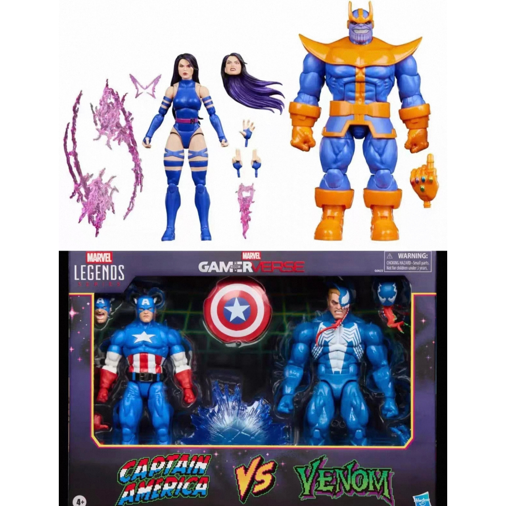 Hasbro Marvel Legends Marvel Legends Universe Thanos VS Spirit Butterfly กัปตันอเมริกา VS Venom Double Set 6 ผิด Action Figure