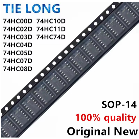 5PCS 74HC00D 74HC00 SN74HC00DR SOP-14 74HC02D 74HC03D 74HC04D 74HC05D 74HC07D 74HC08D 74HC10D 74HC11
