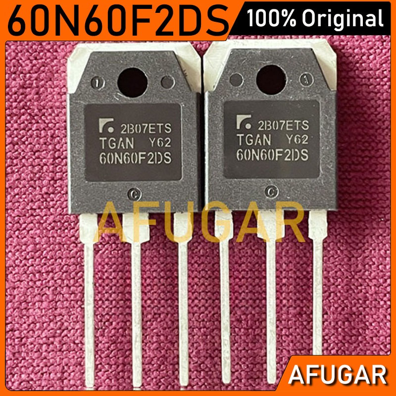 2pcs TGAN60N60F2DS TGAN60N60FD 60N60FD 60N60 TGAN 60N60F2DS TO-3P 60A 600V Power IGBT ใหม่เดิม