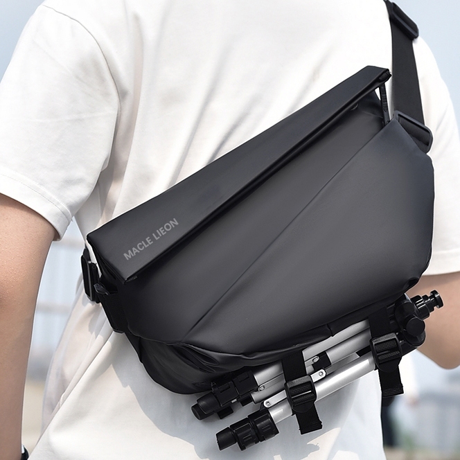 กระเป๋าสะพายไหล่ สะพายข้างลําลอง กระเป๋าทรงMessengerสะพายไหล่ มี 3 สี​ให้เลือก