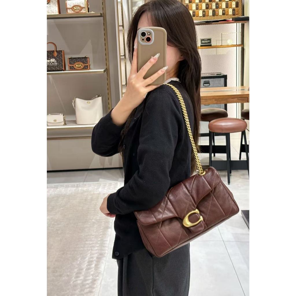 New Ladies Sheepskin Quilted Tabby26 Shoulder Crossbody Chain Bag CCW83