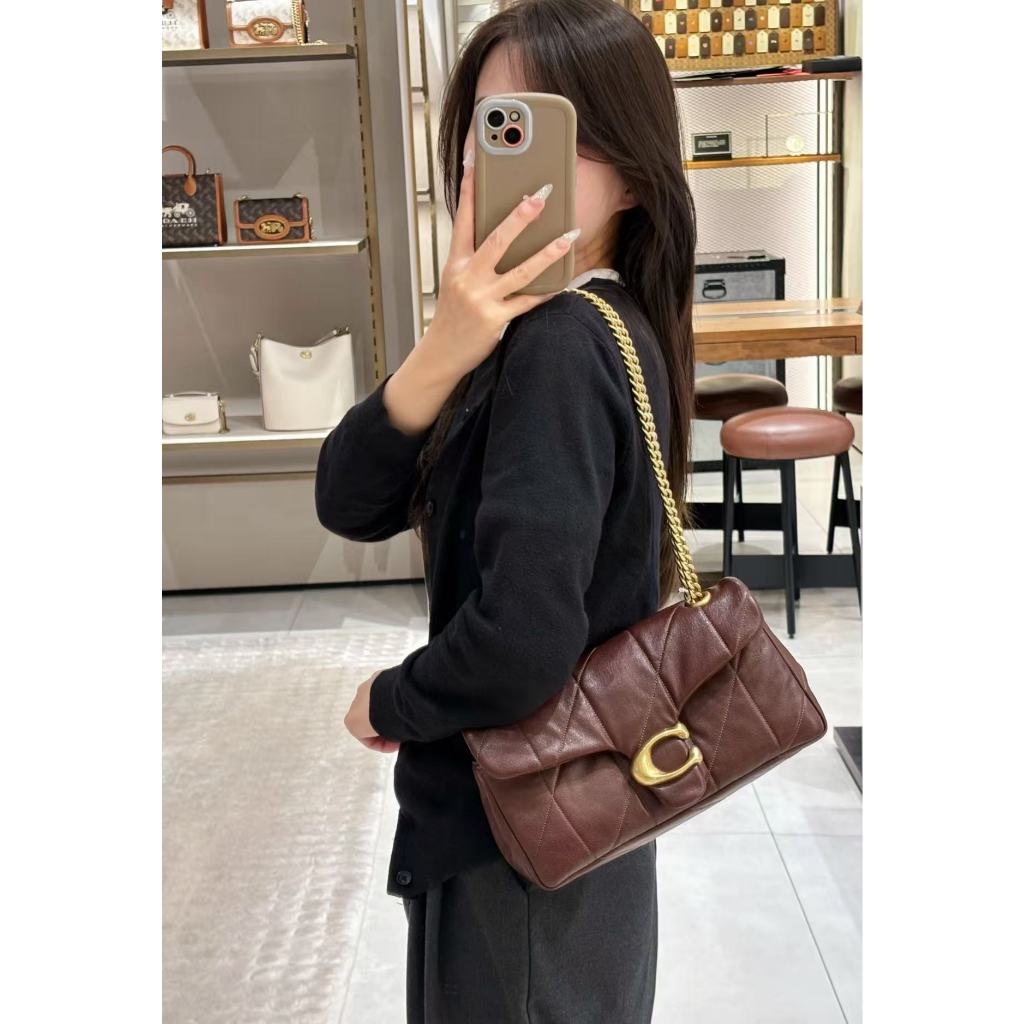 New Ladies Sheepskin Quilted Tabby26 Shoulder Crossbody Chain Bag CCW83