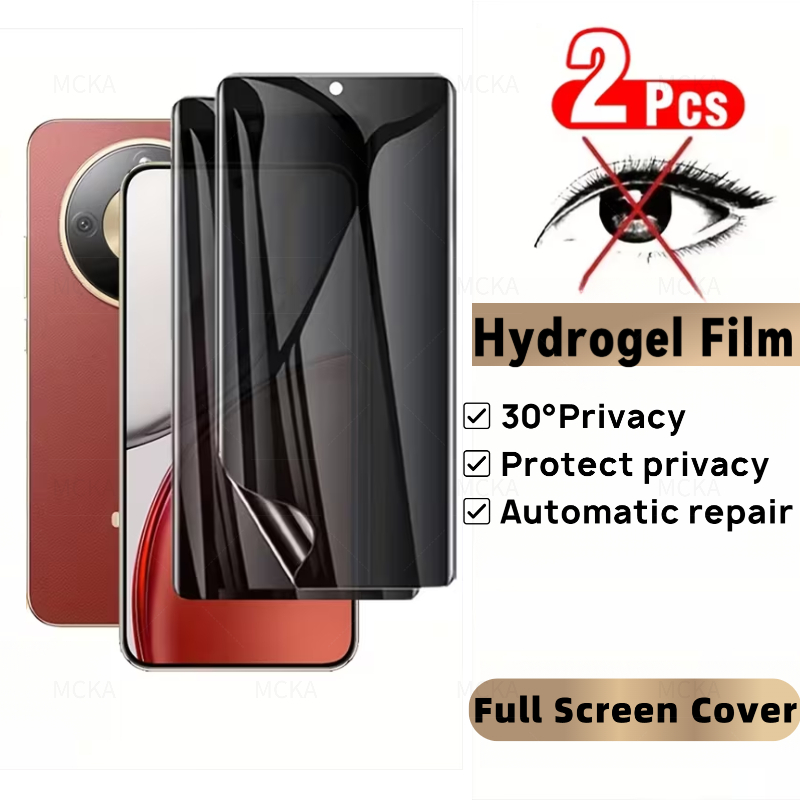 2PCS Anti-Privacy Hydrogel ฟิล์มปกป้องความเป็นส่วนตัวสําหรับ POCO F8 F7 X7 M7 F6 F5 X6 X5 Pro X4 F4 