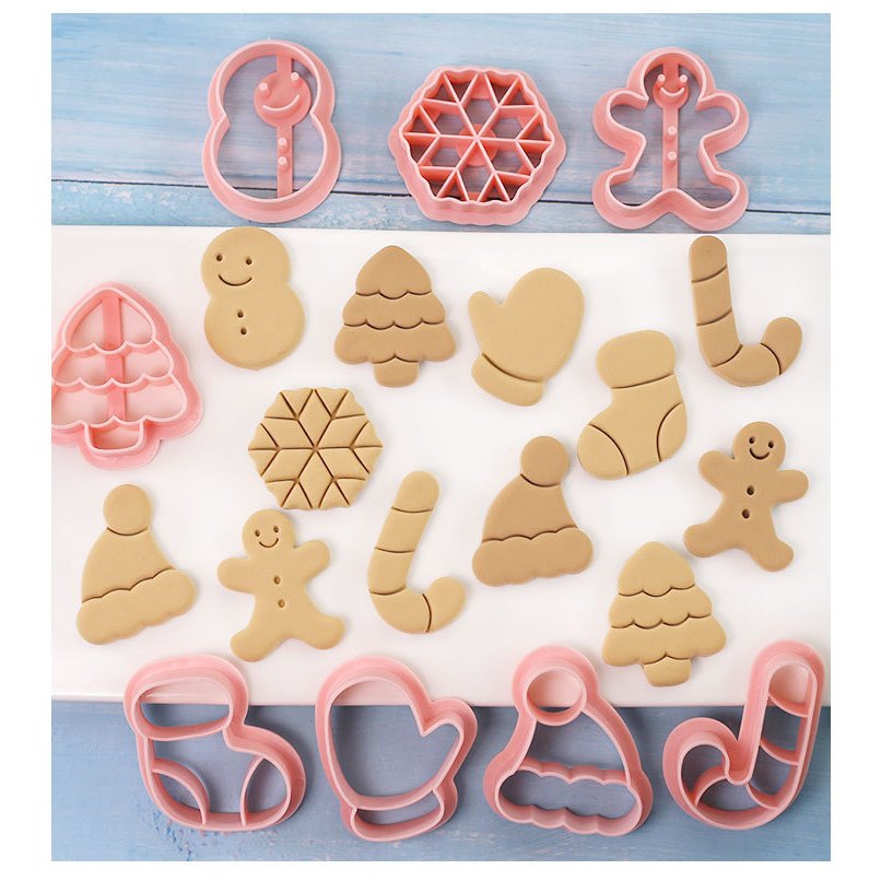 8 ชิ้น/เซ็ตการ์ตูนผลไม้ตัดคุกกี้บิสกิตแม่พิมพ์สตรอเบอร์รี่องุ่นแตงโมสับปะรดนึ่งบุญผลไม้คุกกี้แม่พิมพ์ ทําเอง ฟองดอง เครื่องมืออบ - รูปที่ 4