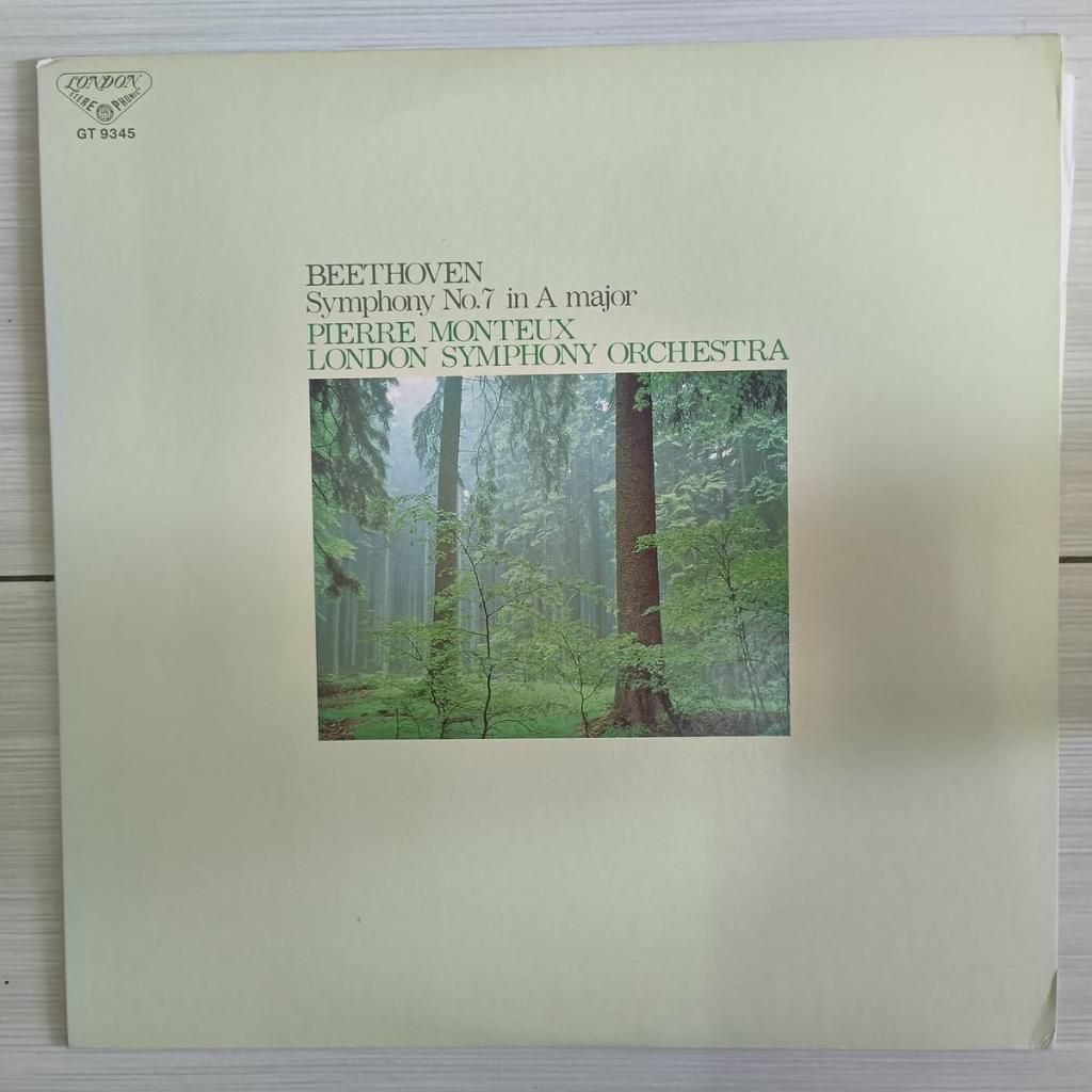 Beethovens Seventh Symphony, London Symphony Orchestra, Monteux ไวนิล lp