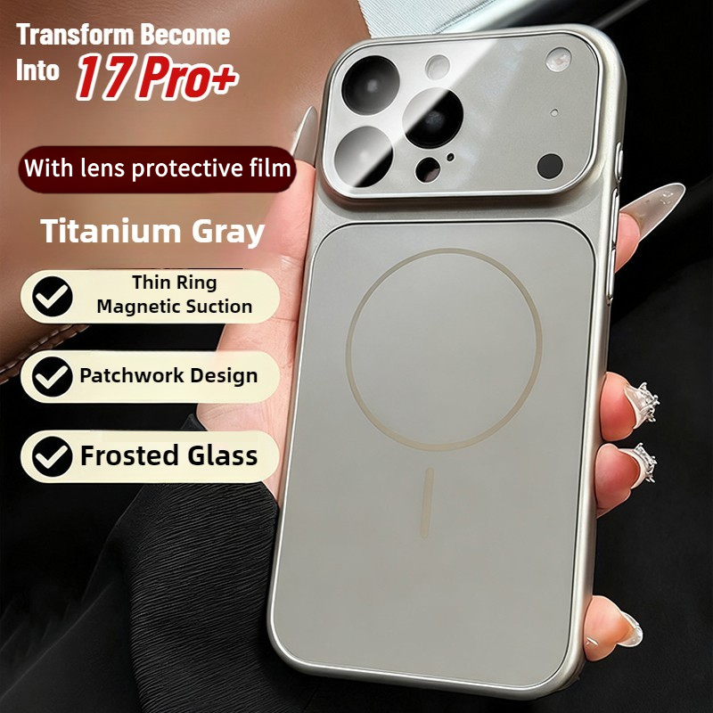 Magnetic เคสแม่เหล็กการป้องกันกล้องเคสชาร์จไร้สายเคสโทรศัพท์สําหรับ iPhone 17 16 15 14 13 Pro Max