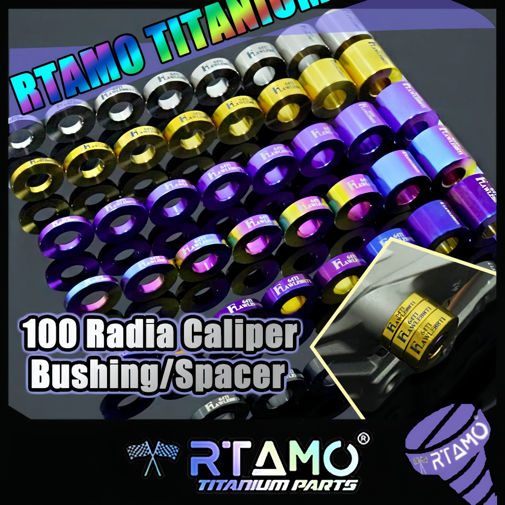 RTAMO คาลิปเปอร์เรเดียล 100mm Caliper Spacer 3H-20H Fit ปั้ม Brembo M50 Stylema M4.32 GP4-RX