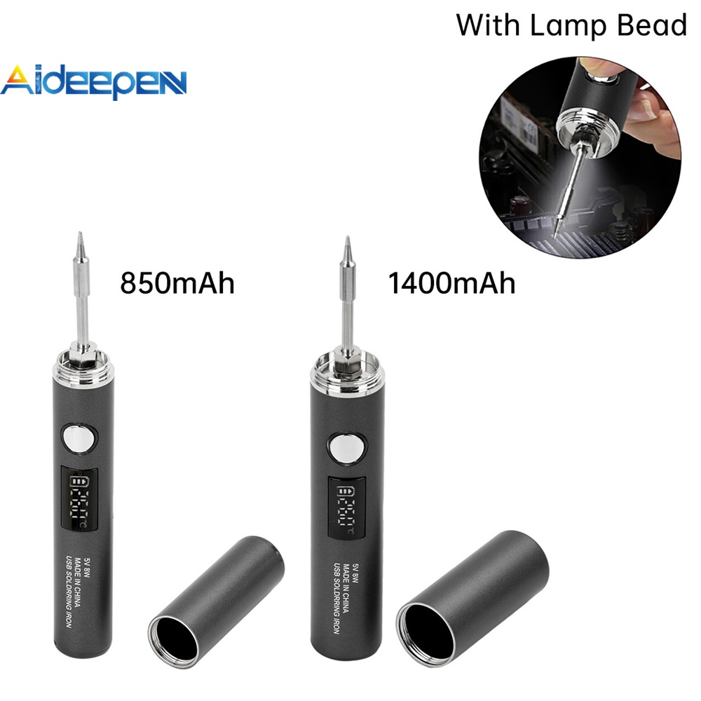 AIDEEPEN หัวแร้ง USB ควบคุมอุณหภูมิห้าความเร็วอินเทอร์เฟซ Type-C