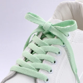 [การจัดส่งสินค้าในคลังสินค้าในประเทศ]1 คู่ 80/100/120/140/150/180 ซม.รองเท้าลูกไม้แบนเชือกผูกรองเท้าผ้าใบ Shoestrings ยอดนิยม Casual Shoelaces