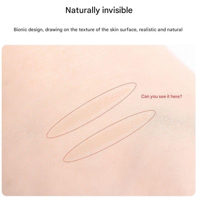 สติกเกอร์ตาสองชั้นที่มองไม่เห็น Natrual Eyelid Tape Breathable Eyelid Strips กันน้ํา 200PCs ธรรมชาติไม่มีรอยต่อ Sticky Lace Eyelid เทปสติกเกอร์เหงื่อ Breathable Eye เทป - รูปที่ 4