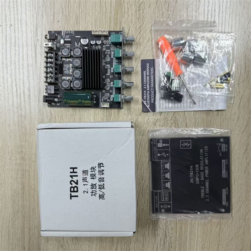ZK-TB21H TB21 บลูทูธ5.0 ชิปใหญ่ กำลังขับสูงสุด: 2x50W+100W TPA3116 ระบบ 2.1ch MT21