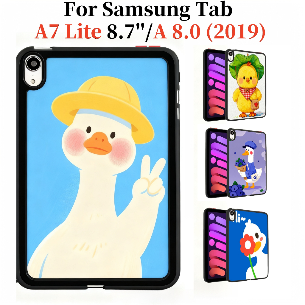 สําหรับ Samsung Galaxy Tab A7 Lite 8.7A 8.0 2019 แฟชั่นน่ารักการ์ตูน SM-T290 SM-T295 SM-T297 SM-T220