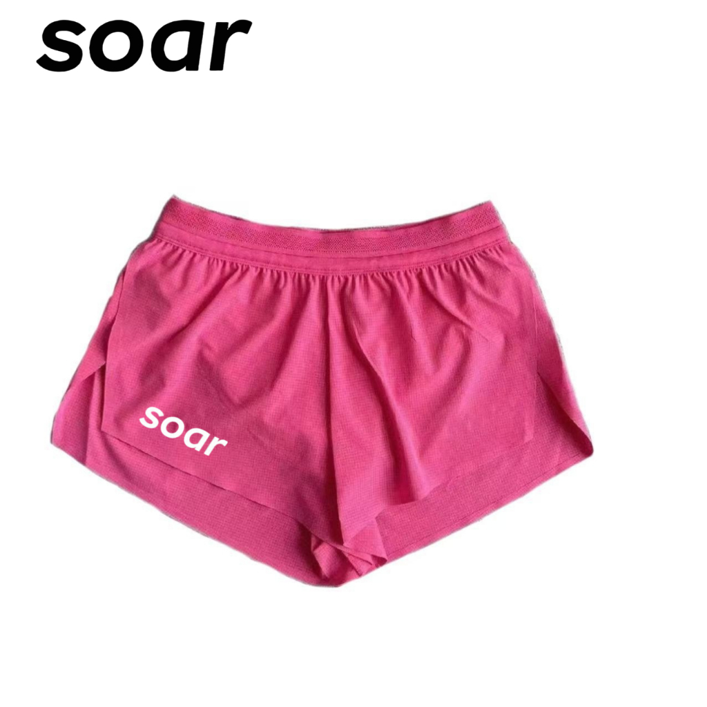 [ผลิตภัณฑ์ใหม่] SOAR Track Field Laminated กางเกงสามจุดเข็มขัดซับผู้ชายผู้หญิง Quick-Drying Marathon