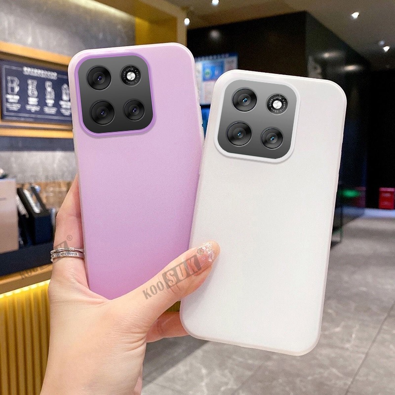 เคสใหม่สําหรับ Motorola Moto G06 G56 G86 Power 2in1 Jelly Color Matte ซิลิโคนโทรศัพท์กันกระแทกฝาหลัง