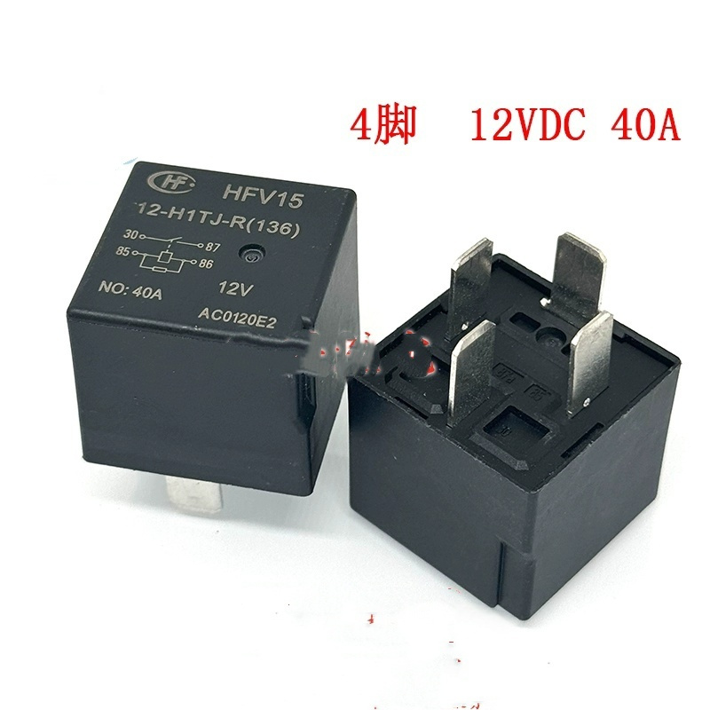 รีเลย์รถยนต์ HFV15 12-H1TJ-R (136) 12V40A 4 Pins