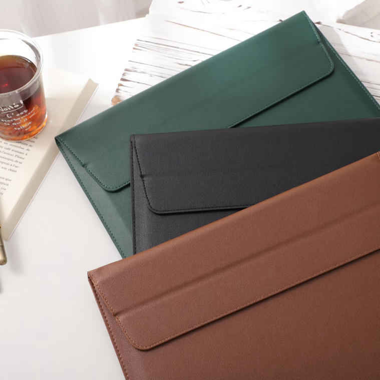 เคสกระเป๋าหนัง กันน้ำ สำหรับ MacBook Air/Pro 11-16 นิ้ว (PU Leather)