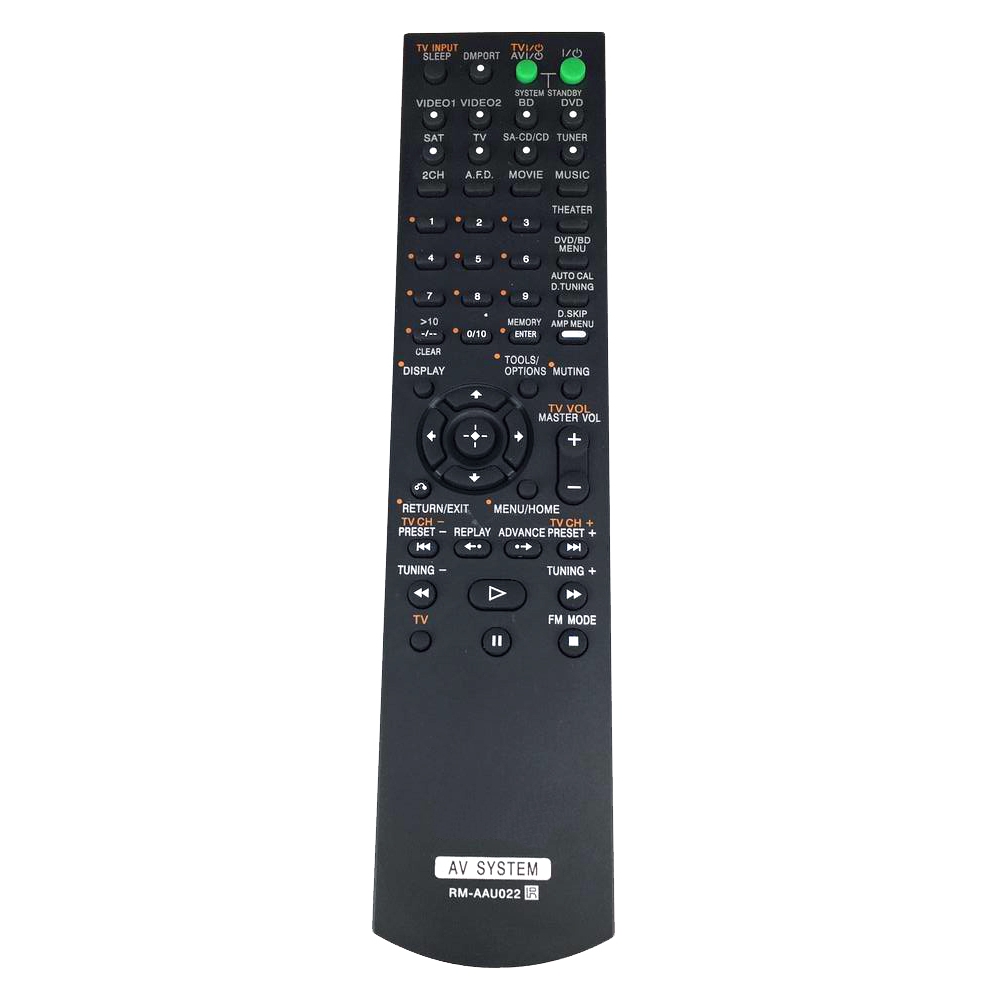 ใหม่ RM-AAU022 สําหรับ Sony AV Receiver รีโมทคอนโทรล HT-M22 HT-M55 HT-M77
