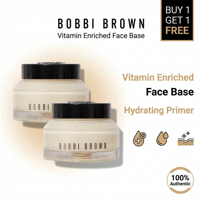 Bobbi Brown Vitamin Enriched Face Base 50ml เฟซเบส ปรับผิวเรียบเนียน แต่งหน้าติดทน
