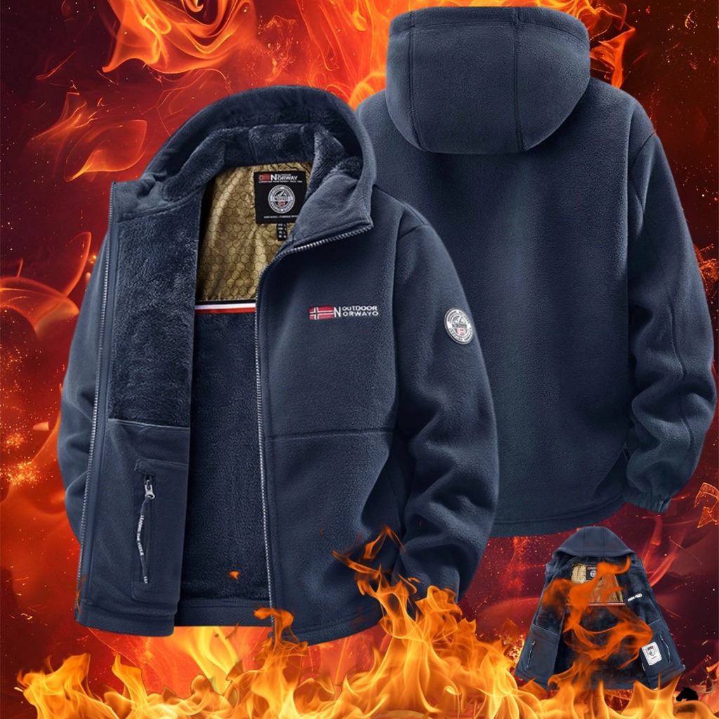 แจ็คเก็ตสไตล์อเมริกันและยุโรป สำหรับฤดูหนาว มีซับในขนแกะหนา อบอุ่นและสวมใส่ได้ทั้งกลางแจ้งและลำลอง